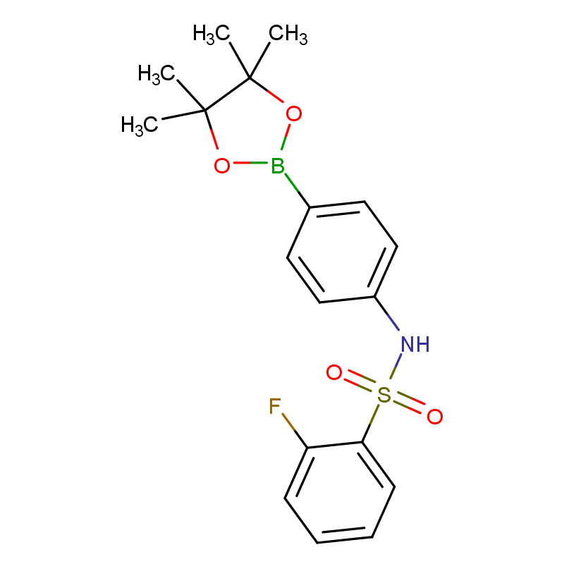 [Perfemiker]4-(2-氟苯磺酰氨基)苯硼酸频哪醇酯,95%
