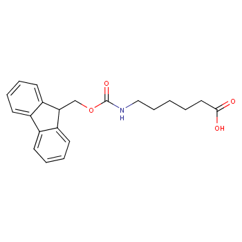 芴甲氧羰酰基-6-氨基己酸化学结构式
