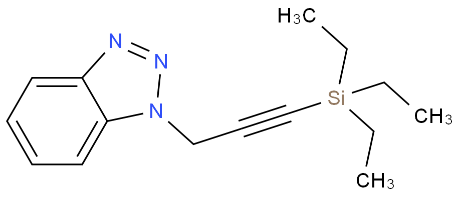3-(Benzotriazol-1-yl)prop-1-ynyl-triethylsilane
