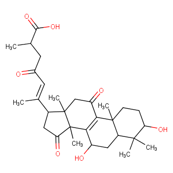 靈芝烯酸B價格, Ganoderenic acid B對照品, CAS號:100665-41-6產品圖片