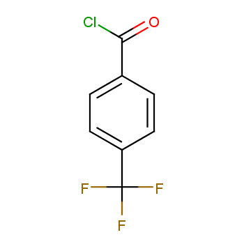 4-三氟甲基苯甲酰氯化学结构式