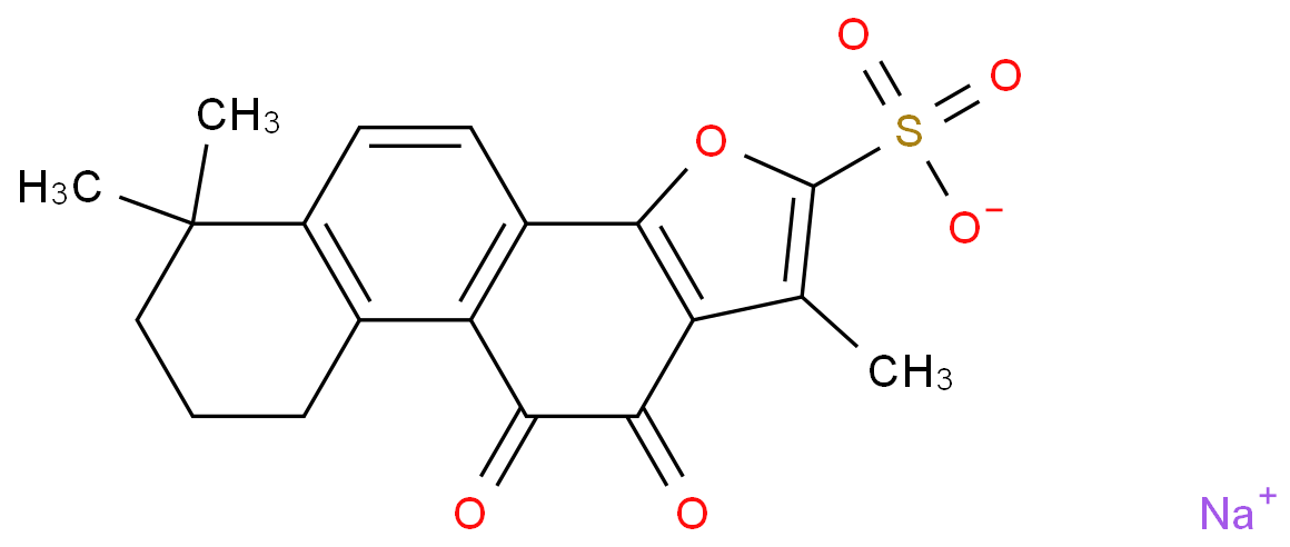 sodium,1,6,6-trimethyl-10,11-dioxo-8,9-dihydro-7H-naphtho[1,2-g][1]benzofuran-2-sulfonate
