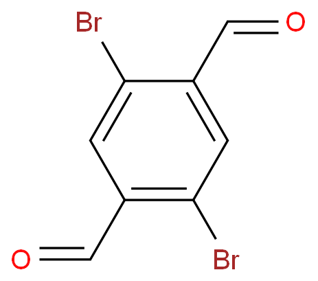 63525-48-4 2,5-二溴苯-1,4-二甲醛 结构式图片