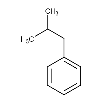 异丁基苯化学结构式