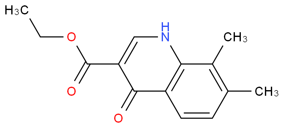 4-HYDROXY-7,8-DIMETHYL-QUINOLINE-3-CARBOXYLIC ACID ETHYL ESTER