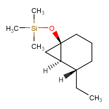 Silane, [[(1S,5S,6R)-5-ethylbicyclo[4.1.0]hept-1-yl]oxy]trimethyl- (9CI)