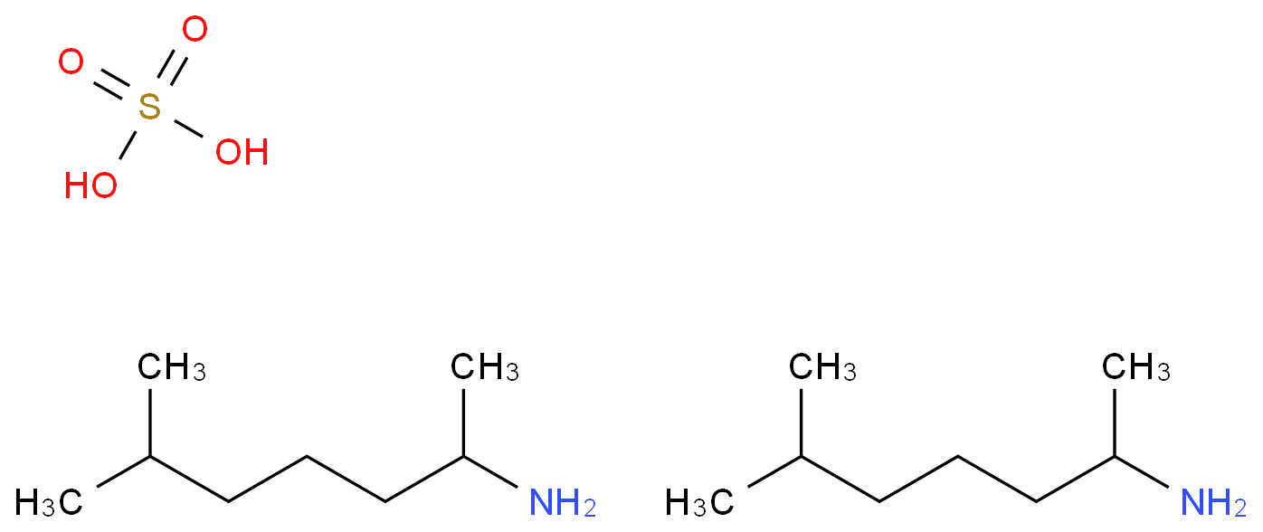 (1,5-dimethylhexyl)ammonium sulphate