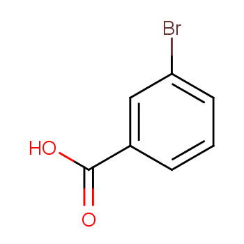 3-Bromobenzoic acid structure