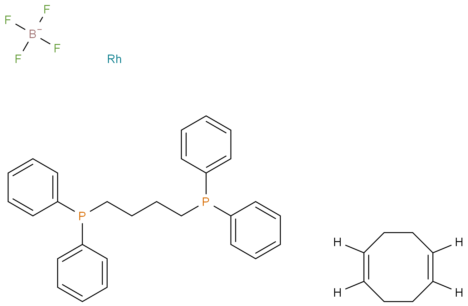 [1,4-BIS(DIPHENYLPHOSPHINO)BUTANE](1,5-CYCLOOCTADIENE)RHODIUM(I) TETRA-FLUOROBORATE