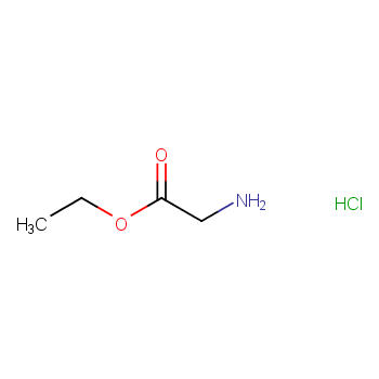 Glycine ethyl ester hydrochloride structure