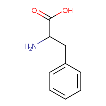 D-Phenylalanine structure