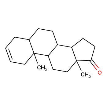 5alpha-雄甾-2-烯-17-酮化学结构式