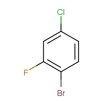 1-溴-4-氯-2-氟苯化学结构式