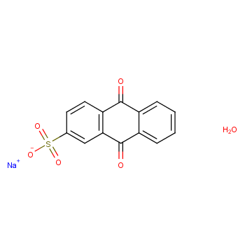蒽醌-2-磺酸钠单水合物化学结构式