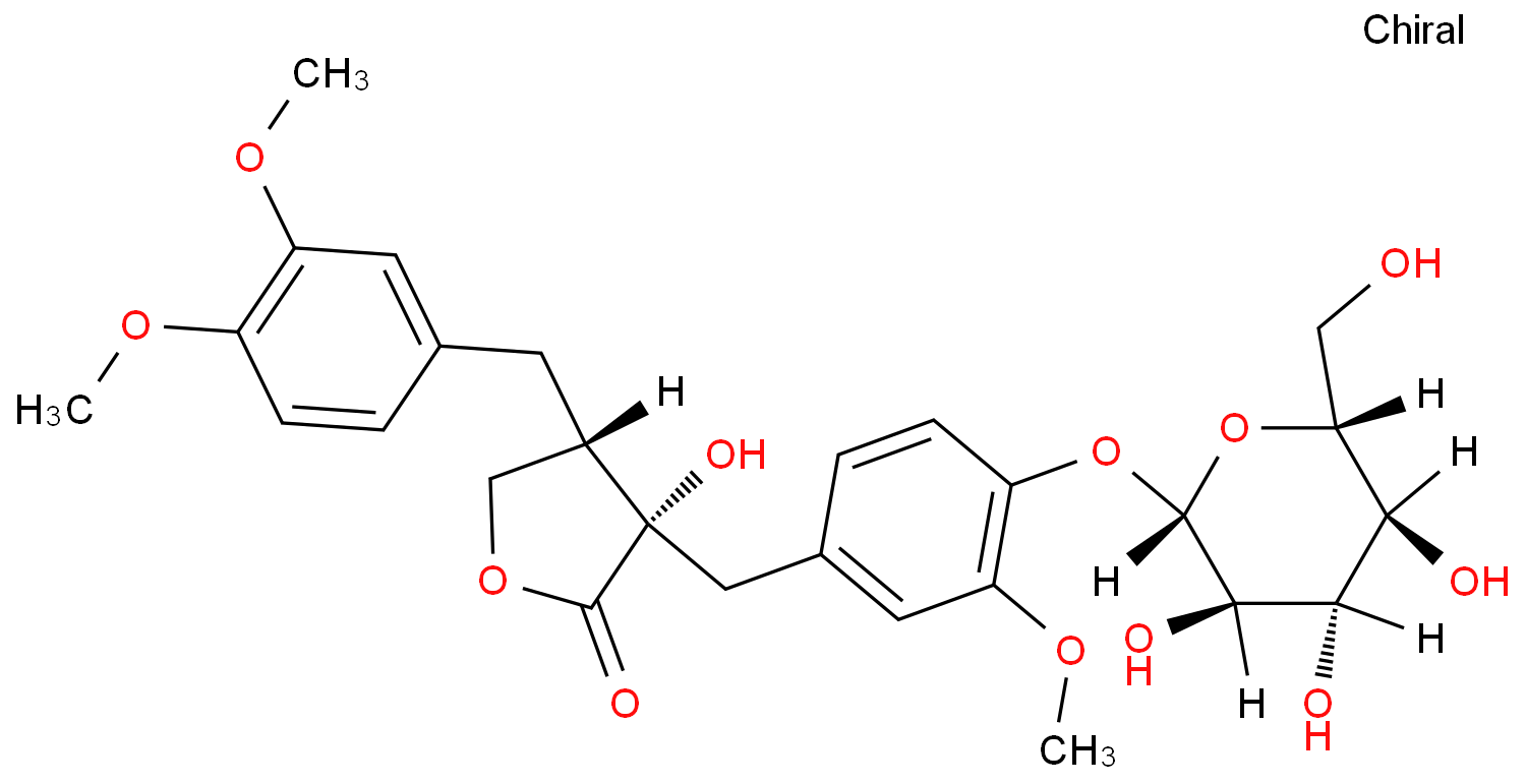 络石苷化学结构式