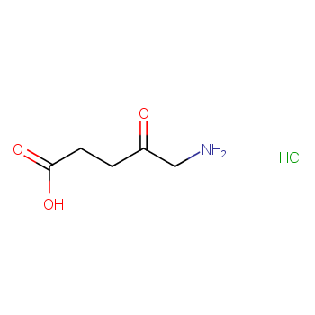 5-Aminolevulinic acid hydrochloride structure