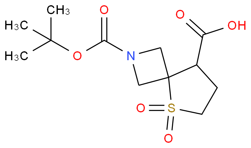 2-(叔丁氧基羰基)-5-硫杂-2-氮杂螺[3.4]辛烷-8-羧酸 5,5-二氧化物/1340481-81-3