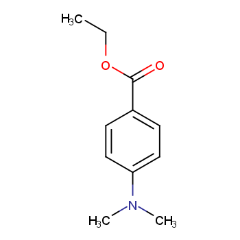 Ethyl 4-dimethylaminobenzoate structure