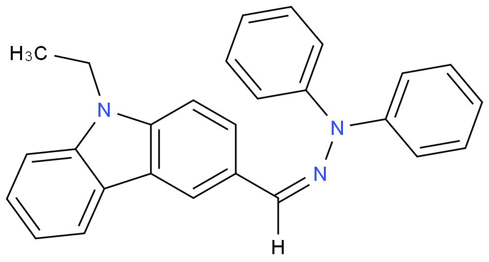 N-[(9-ethylcarbazol-3-yl)methylideneamino]-N-phenylaniline