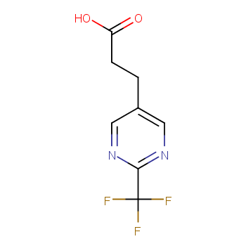 3-(2-(三氟甲基)嘧啶-5-基)丙酸/1216040-74-2