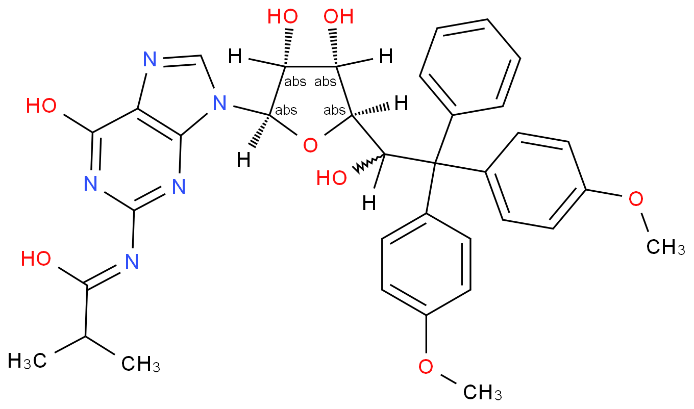 狈-异丁酰基-5'-翱-(4,4-二甲氧基叁苯甲基)-鸟苷/81246-83-5