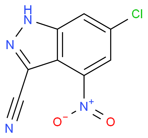 6-Chloro-4-nitro-1H-indazole-3-carbonitrile