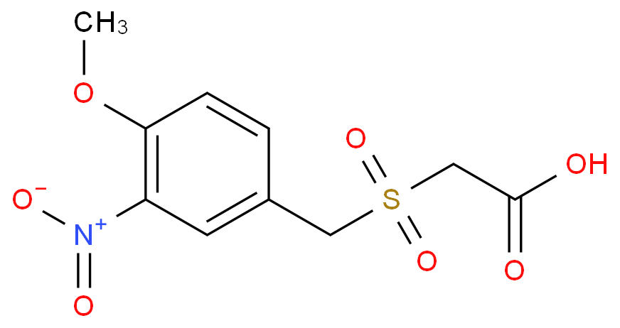 4-Methoxy-3-nitrobenzylsulfonylacetic acid  