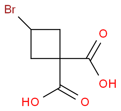 1,1-Cyclobutanedicarboxylic acid, 3-broMo-