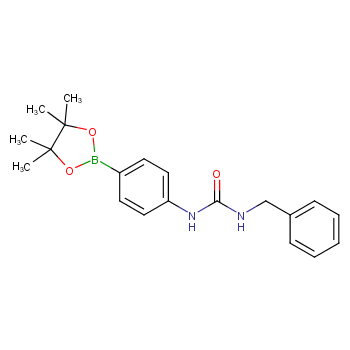 4-(3-Benzylureido)phenylboronic acid, pinacol ester