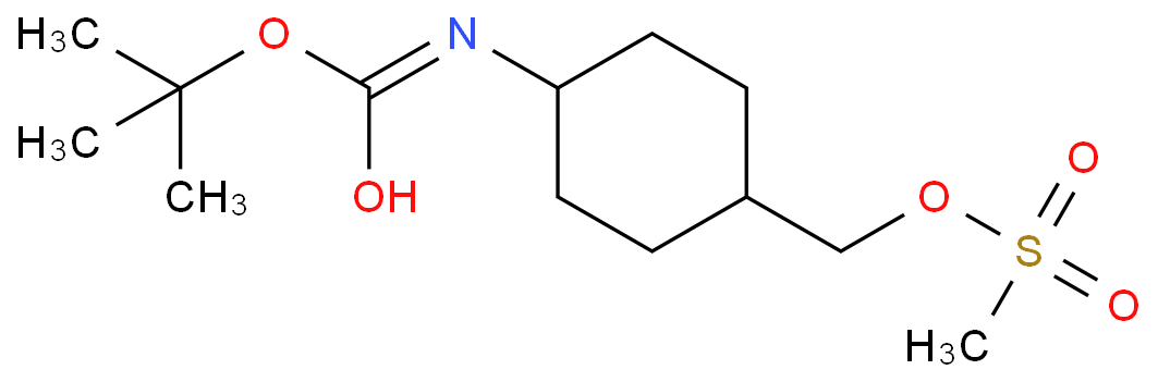 ((1r,4r)-4-((tert-butoxycarbonyl)amino)cyclohexyl)methyl methanesulfonate  