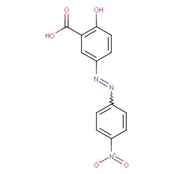 (3E)-3-[(4-nitrophenyl)hydrazinylidene]-6-oxocyclohexa-1,4-diene-1-carboxylic acid