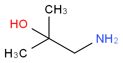 1-氨基-2-甲基-2-丙醇化学结构式