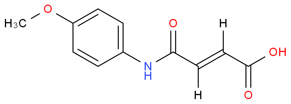 4-(4-METHOXYANILINO)-4-OXOBUT-2-ENOIC ACID