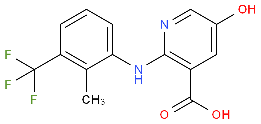 5-Hydroxy-2-[[2-methyl-3-(trifluoromethyl)phenyl]amino]-3-pyridinecarboxylic Acid