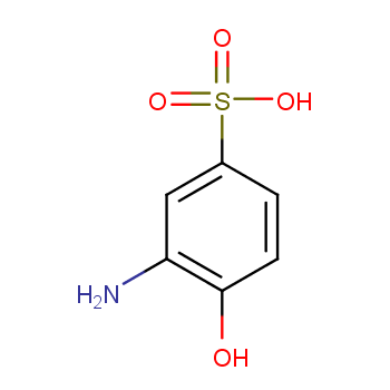 Benzenesulfonic acid,3-amino-4-hydroxy-  