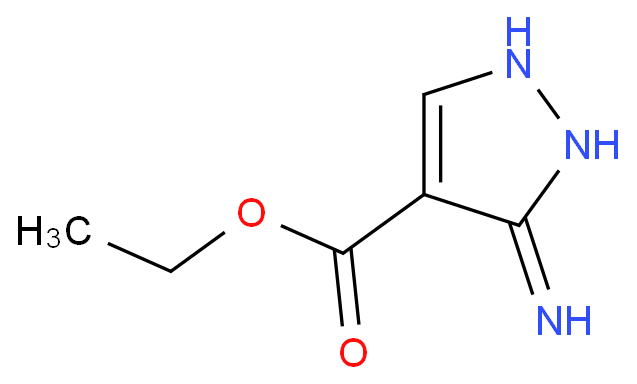 3-氨基-4-乙氧羰基吡唑化学结构式