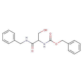 N-[(1R)-1-(Hydroxymethyl)-2-oxo-2-[(phenylmethyl)amino]ethyl]carbamic acid benzyl ester