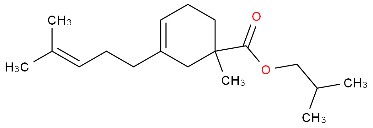 3-Cyclohexene-1-carboxylicacid, 1-methyl-3-(4-methyl-3-penten-1-yl)-, 2-methylpropyl ester