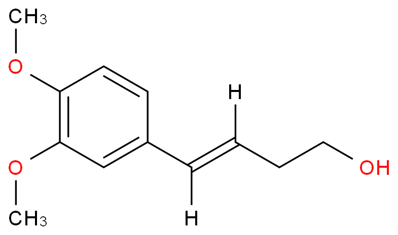 4-(3,4-二甲氧基苯基)-3-丁烯-1-醇价格, 4-(3,4-Dimethoxyphenyl)-3-buten-1-ol对照品, CAS号:69768-97-4