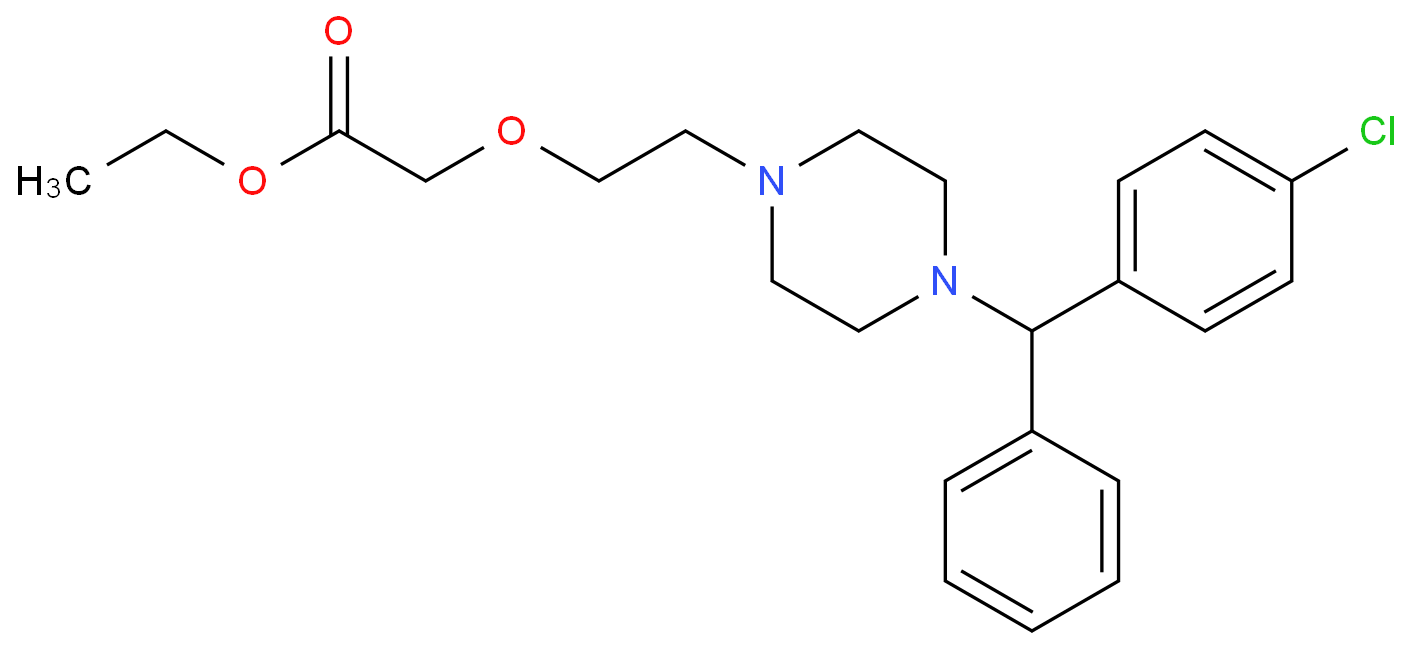 西替利嗪杂质A化学结构式