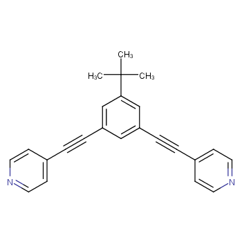 4,4'-((5-(叔丁基)-1,3-亚苯基)双(乙炔-2,1-二基))联吡啶CAS号2568147-04-4