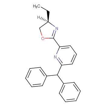 (R)-2-(6-二苯甲基吡啶-2-基)-4-乙基-4,5-二氢恶唑/2828438-67-9