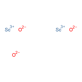 氧化钪(Ⅲ)化学结构式