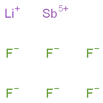 六氟代锑酸锂化学结构式