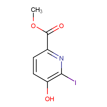 5-Hydroxy-6-iodo-pyridine-2-carboxylic acid methyl ester