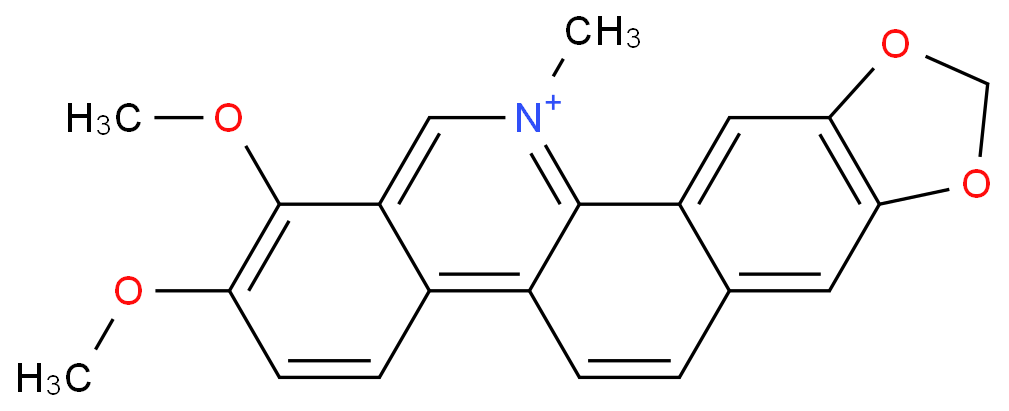 白屈菜红碱化学结构式