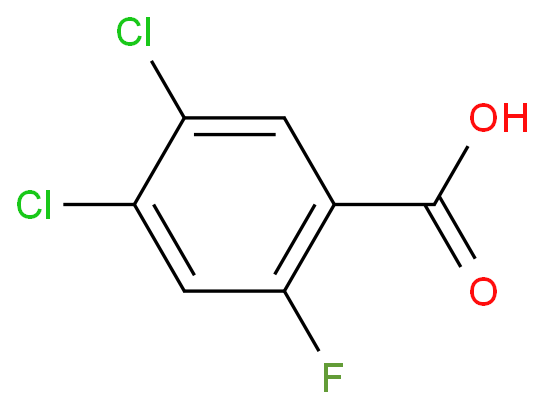 4,5-二氯-2-氟苯甲酸 CAS号:289039-49-2科研及生产专用 高校及研究所支持货到付款