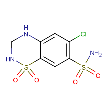 Hydrochlorothiazide 58-93-5  