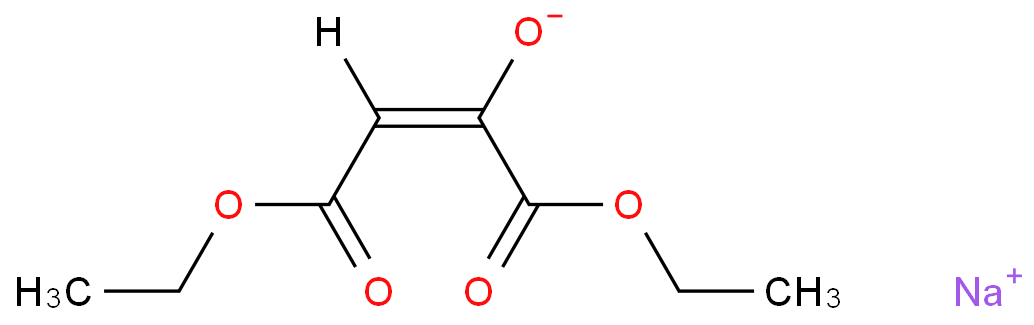 草酰乙酸二乙酯钠盐化学结构式