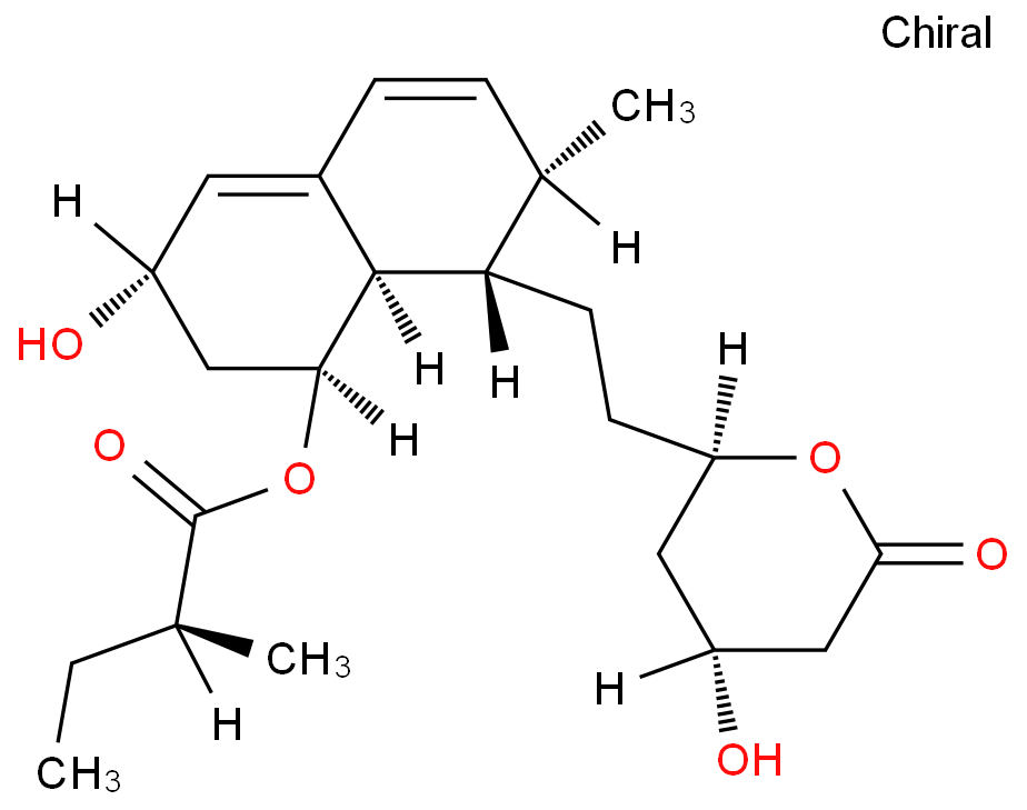 普伐他汀类酯化学结构式